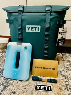 YETI Hopper M20 Backpack Cooler + Large Thin Ice