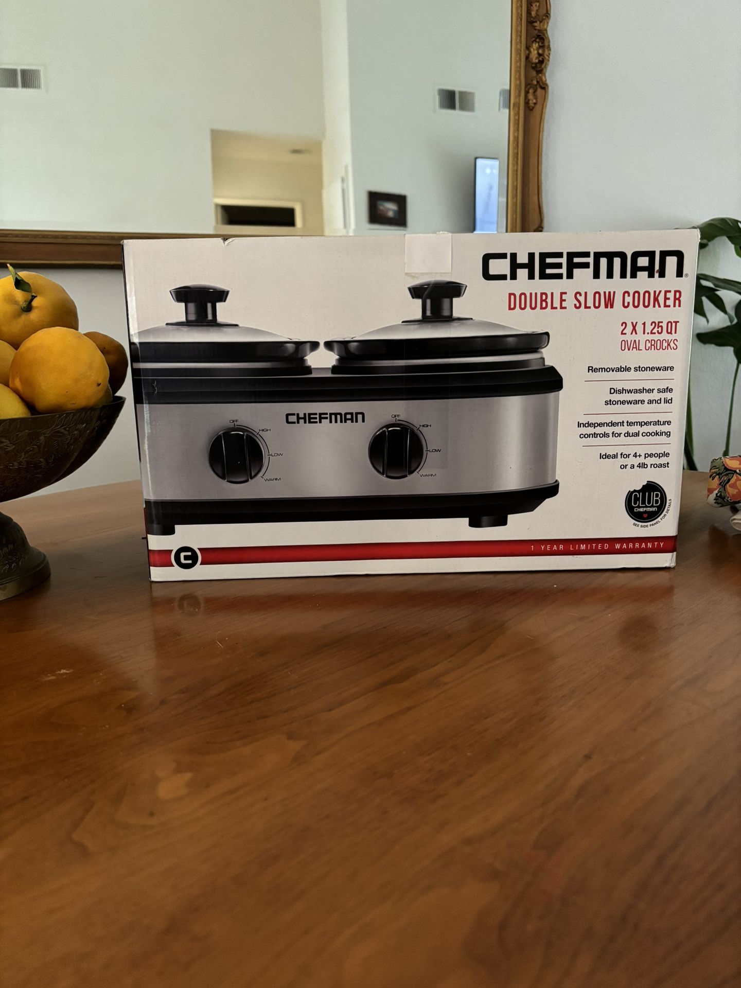 Chefman Double Slow Cooker