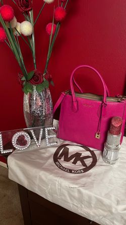 Michael Kors Pink Leather Satchel Handbag