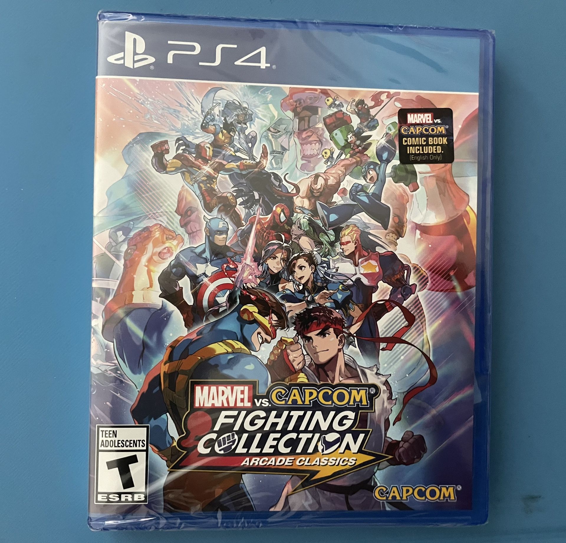 BRAND NEW SEALED Marvel vs Capcom Fighting Collection Arcade Classics PS4-comic