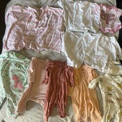 0-3 month baby clothing bundle