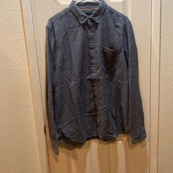Long Sleeve Button Size L $3