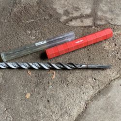 Hilti Drill Bit 1   3/8      22” Long  1/2”  Chock
