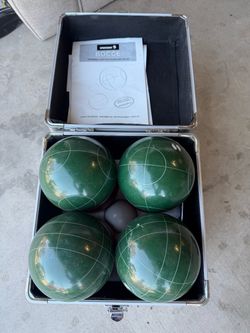 Sportcraft Bocce Ball Set w/ aluminum case