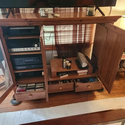 Real Wood Entertainment Cabinet 