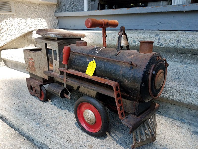 1920's rare keystone R.R 6400 pressed steel toy train
