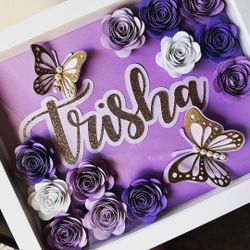 Personalized Mothers Day Shadow Box 