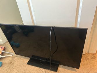 Flat screen with stand