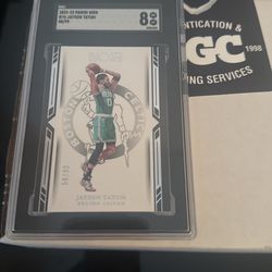 2022- panini NOIR 58/99 Jason Tatum! 