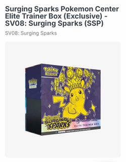 POKEMON CENTER SURGING SPARKS
