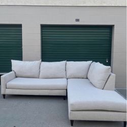 Beige Sectional Couch *Delivery Available*