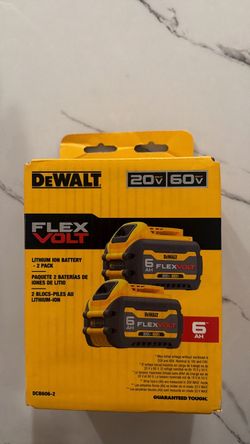 DeWalt FlexVolt 20V/60V 6Ah Battery 2-Pack