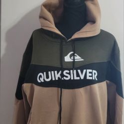 Men X- Small Green And Khaki Hoddie Sweatshirt