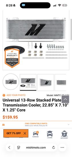 Mishimoto Universal 13-Row Transmission Cooler