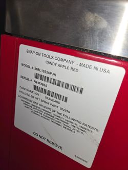 Snap On Tool Box with hutch