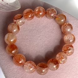 13.6mm  Fire Quartz Bracelet 