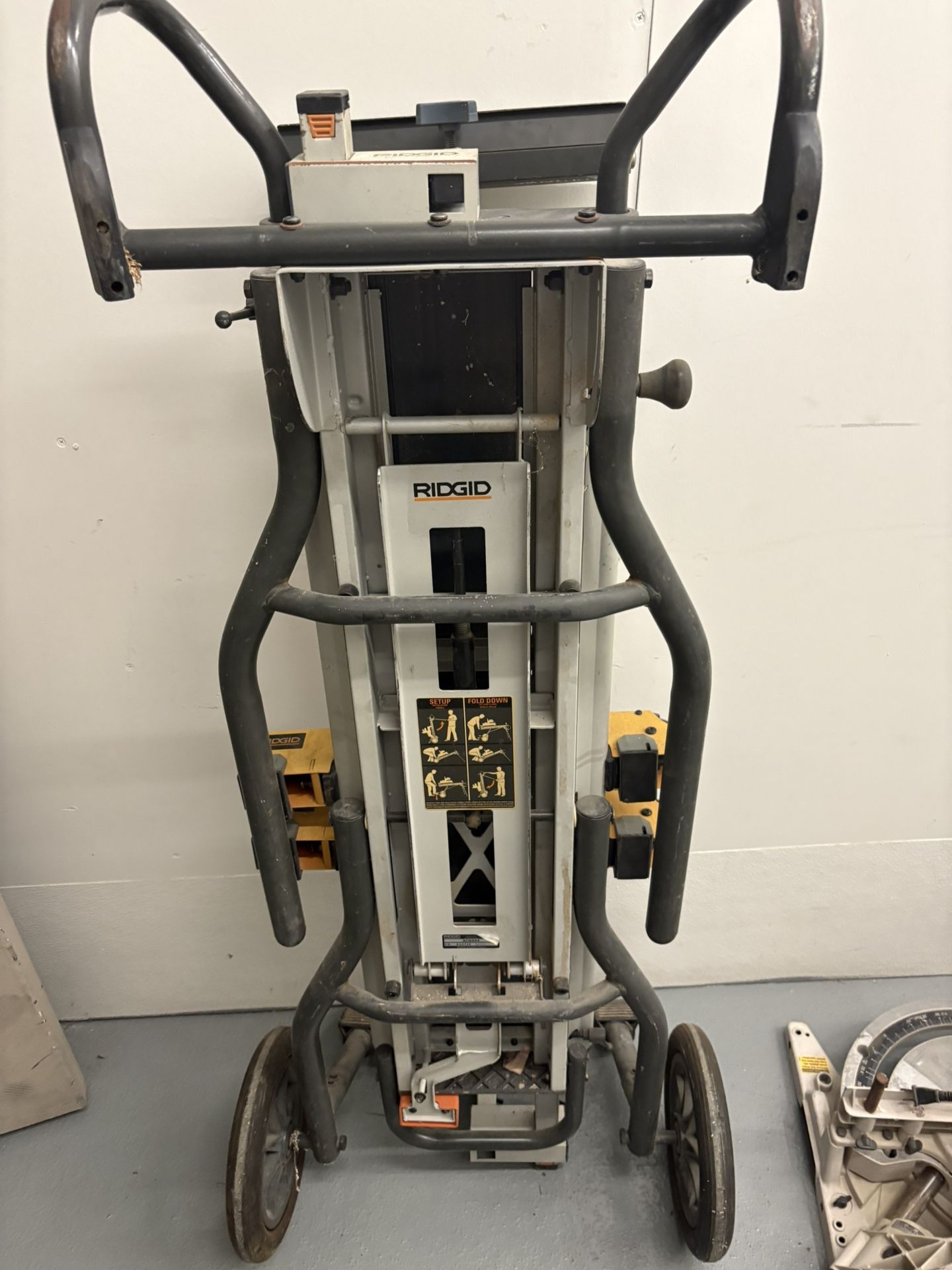 Rigid Folding Chop Saw Stand