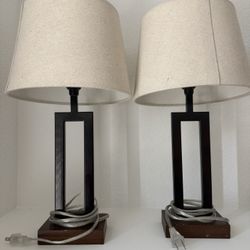 Table Lamps x2