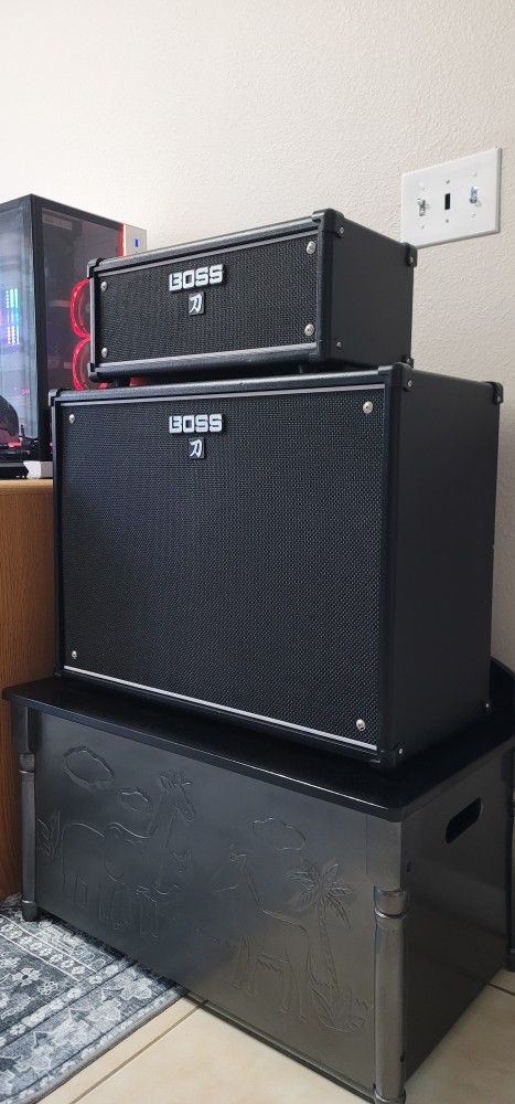 Boss Katana 100W Guitar Amp Head w 2x12 Cab