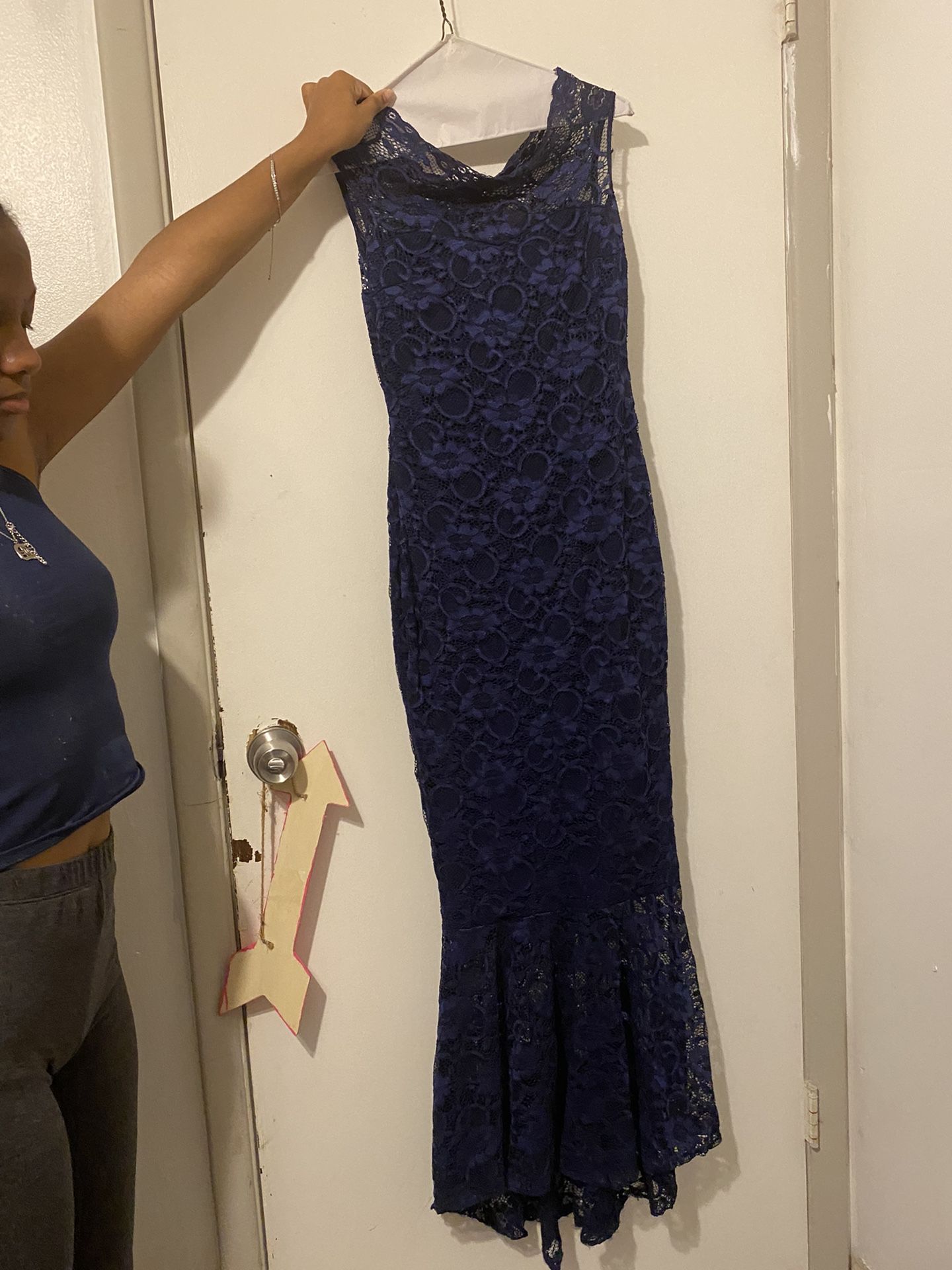 royal blue homecoming dress