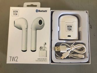 Gentek TW2 Wireless Bluetooth Earbuds Headset QTY 433 with