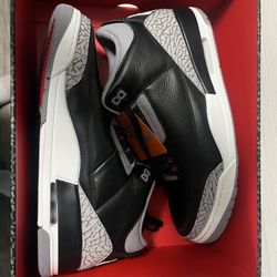 AIR JORDAN 3 RETRO BLACK/FIRE RED-CEMENT GREY NOIR