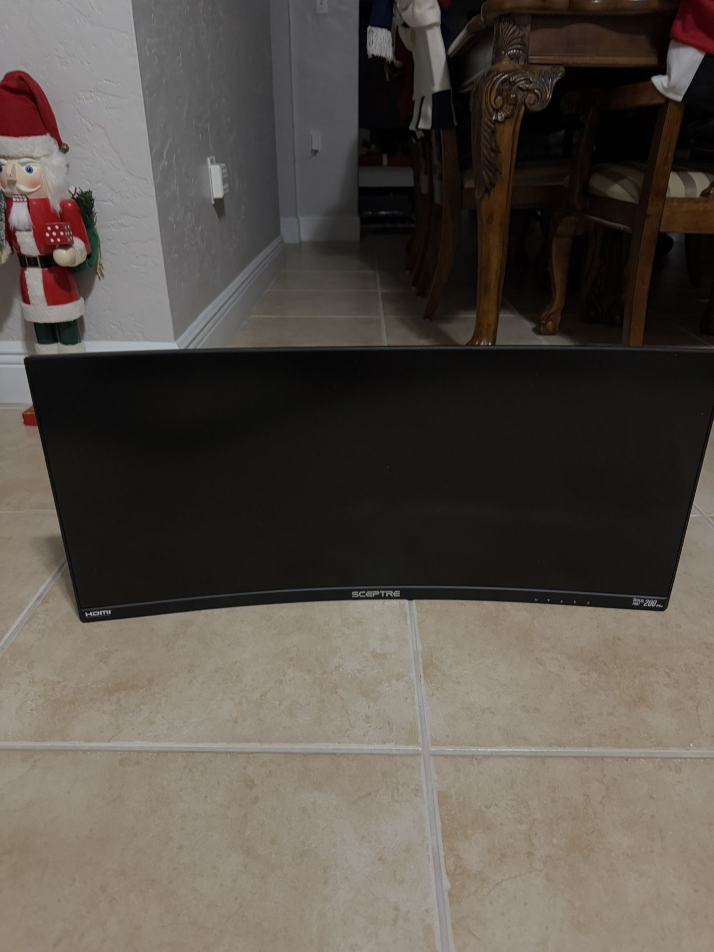 Sceptre 30-inch Curved Gaming Monitor 21:9 2560x1080 Ultra Wide/ Slim HDMI DisplayPort up to 200Hz Build-in Speakers, Metal Black (C305B-200UN1)