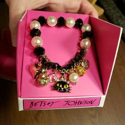Betsy Johnson Charm Bracelet  - New