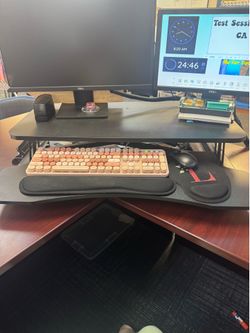 Standing/rising desk adapter