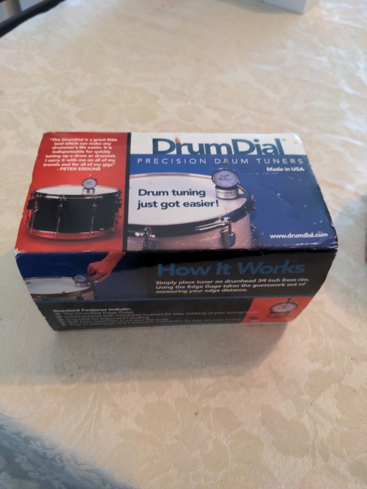 Drum Dial Precision Drum Tuner Made In The USA Brand New Open Box.