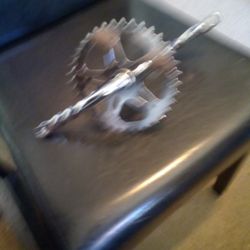 Lowrider Twisted Crank w/sprocket 
