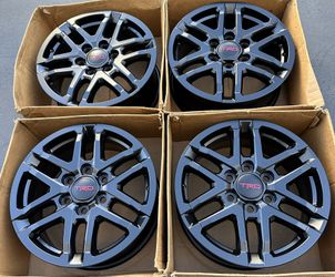 18” Toyota Tacoma TRD Factory Wheels Rims Satin Black New