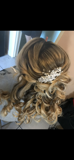 Makeup and hair
