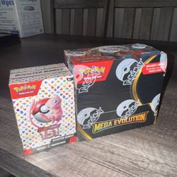 Mega Evolutions Booster Box And 151 Booster Bundle 
