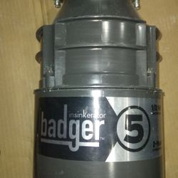 Badger 5  1/2 HP IN-SINK-ERATOR FOOD WASTE DISPOSAL 