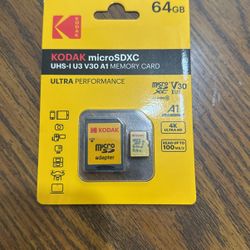 Memory Card And Adapter  64gb