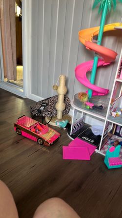 LOL Surprise Dollhouse with Slide and Car