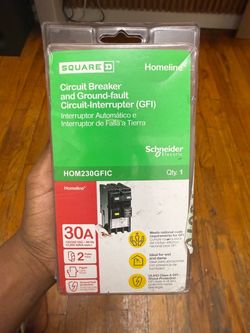 Square D Homeline 30A 2-Pole GFCI Circuit Breaker