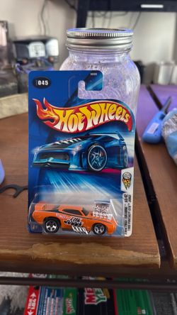 Hot Wheels 2003 First Editions 1969 Pontiac GTO JUDGE - Orange - Mattel -