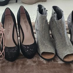 Ladies Heels & Tom's Boots for Sale 8 1/2