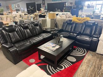 Reclining sofa loveseat! 😍🔥 easy financing. 🔥