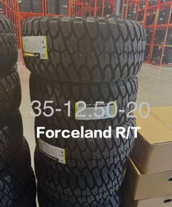 4 New 35X12.50R20 Forceland R/T with free Installation 35-12.50-20