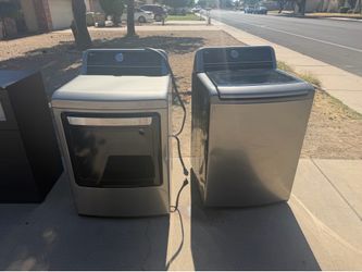 LG washer and dryer