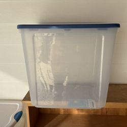 Sterilite 27 Gallon Storage Container With Latching Lid