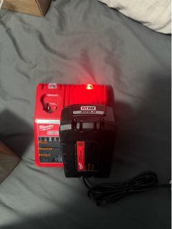 milwaukee 2 batteries and charger New