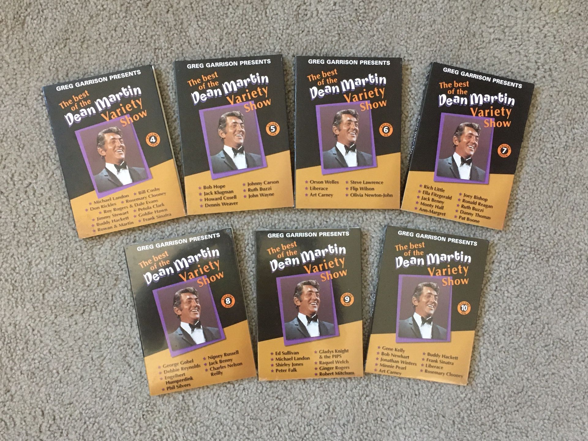 Dean Martin Variety Show Best Of DVDs Volumes 4-10