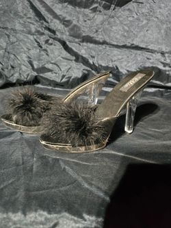 Pleaser Fabulicious Lip-101-8 Marabou Feather Mule