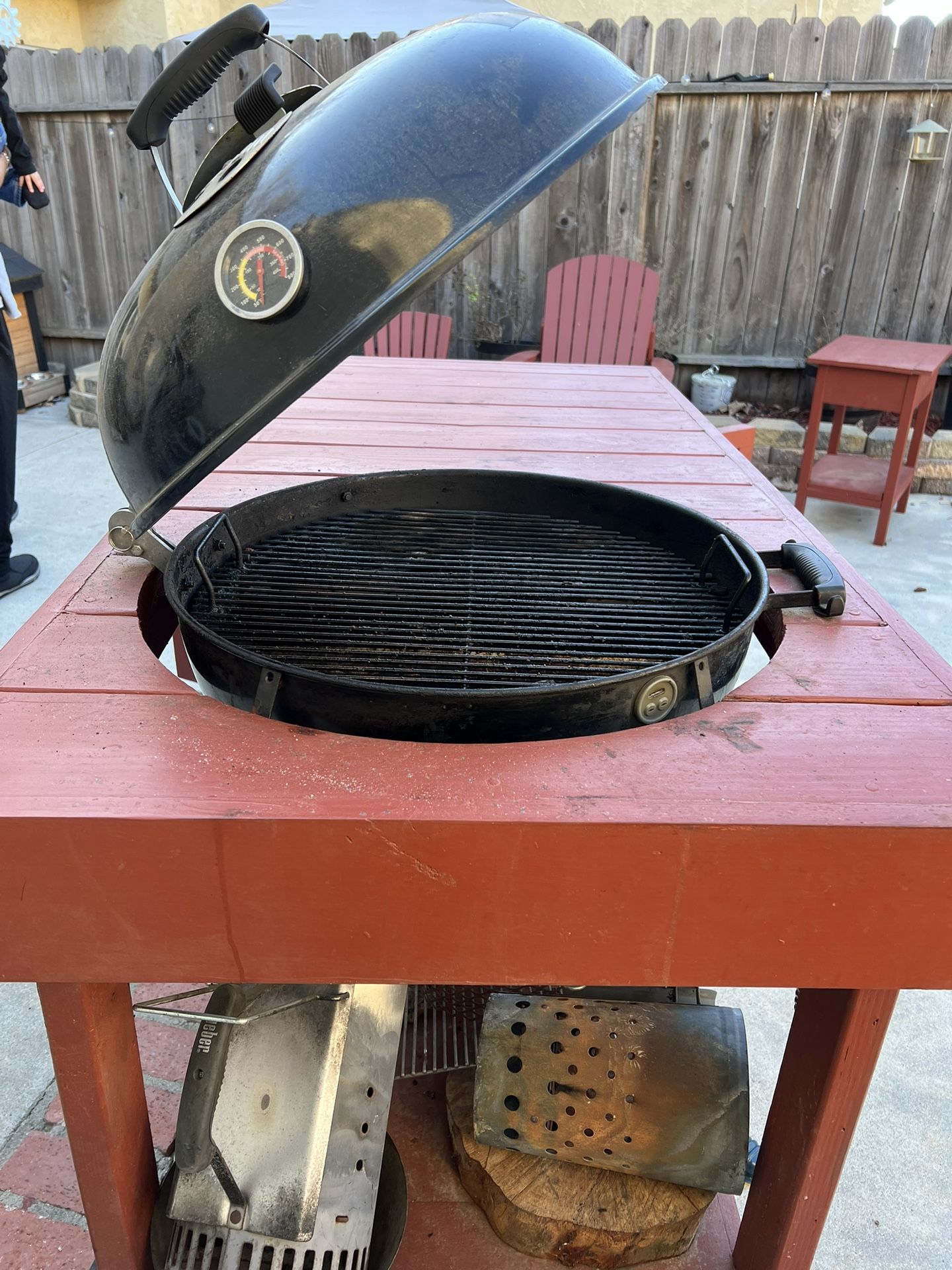 Weber 22” Kettle Custom BBQ Mobil Cart