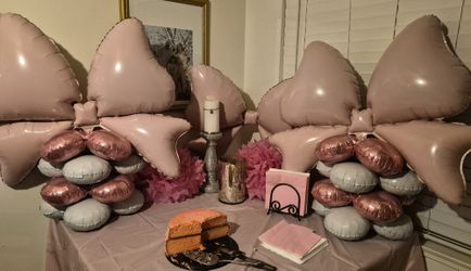 Bow Balloon Decor ("1")