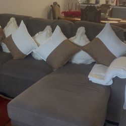 L-shape couch 350